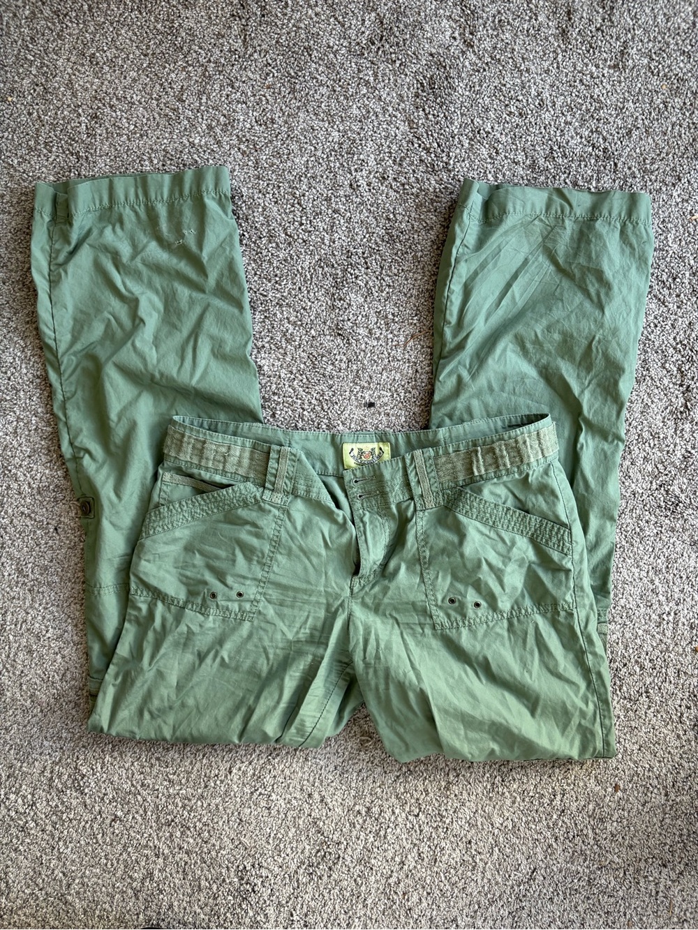 Vintage Juicy Couture Light Sage Straight Leg Pants